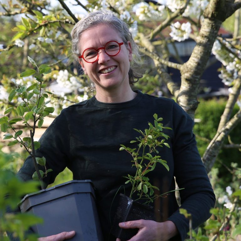 ecologische tuin met biodiversiteit ontwerp
